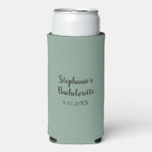 Sage Green Custom Wedding Bachelorette Favor Gift