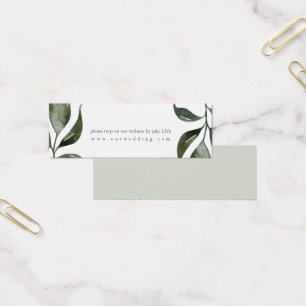 Sage Green deixa RSVP de sites de casamento