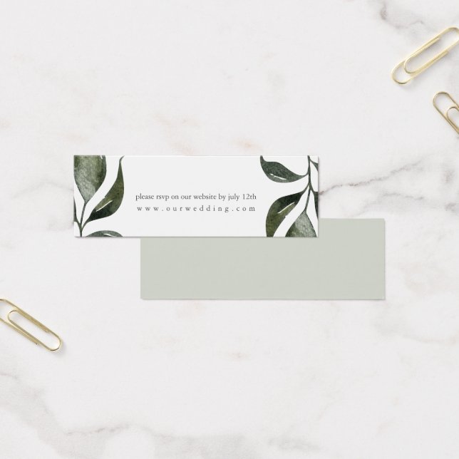 Sage Green deixa RSVP de sites de casamento (Escritótio)