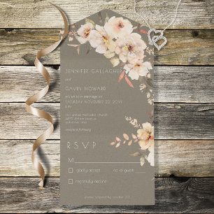 Sage Green Vintage Cream Floral No Janta