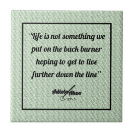 Sage Life Cerâmica Azulejo por Adiela Akoo