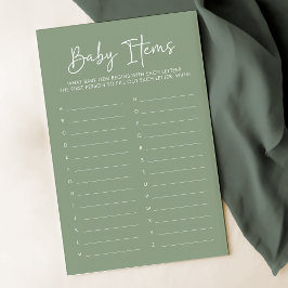 Sage Moderno Oh Bebê Simples Jogo de Bebês