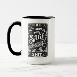 Sage Não é Suficiente para Esta Caneca de Cartas d