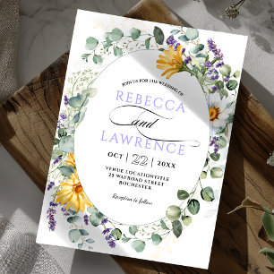 Sage roxo, convite de casamento