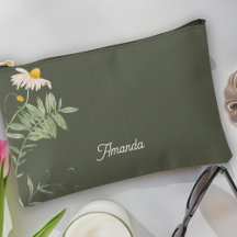 Sage Verde Floral de Margarida Minimalista