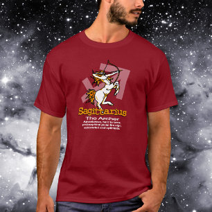 Sagitário Camiseta de astrologia arcaica Archer zo
