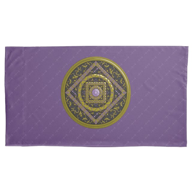 Sagitário Mandala fronha (Frente)