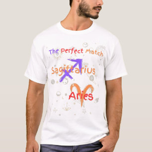 Sagittarius Aries Casal Zodiac T-Shirt