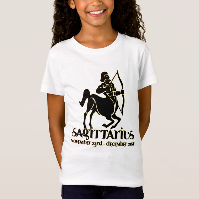 Sagittarius Astrology Zodiac d7b T-Shirt (Frente)