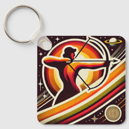 Sagittarius Chaveiro Vintage Design