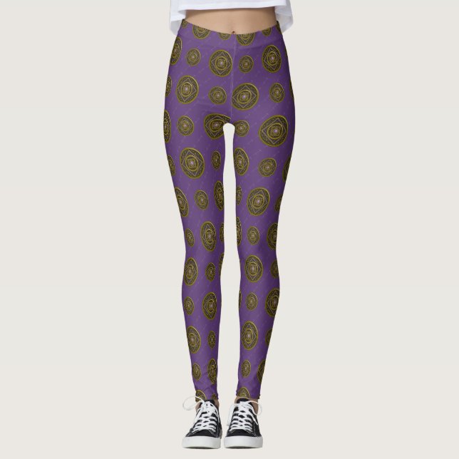 Sagittarius Mandala Leggings (Frente)