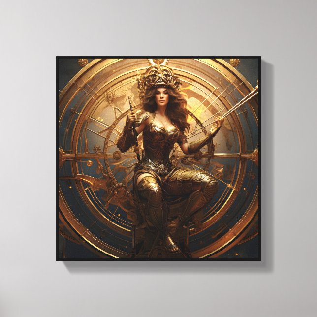 Sagittarius Zodiac Art Canvas  (Frente)