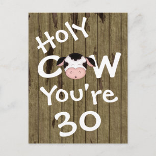 Sagrada Vaca Sagrada, você é o cartão postal de 30