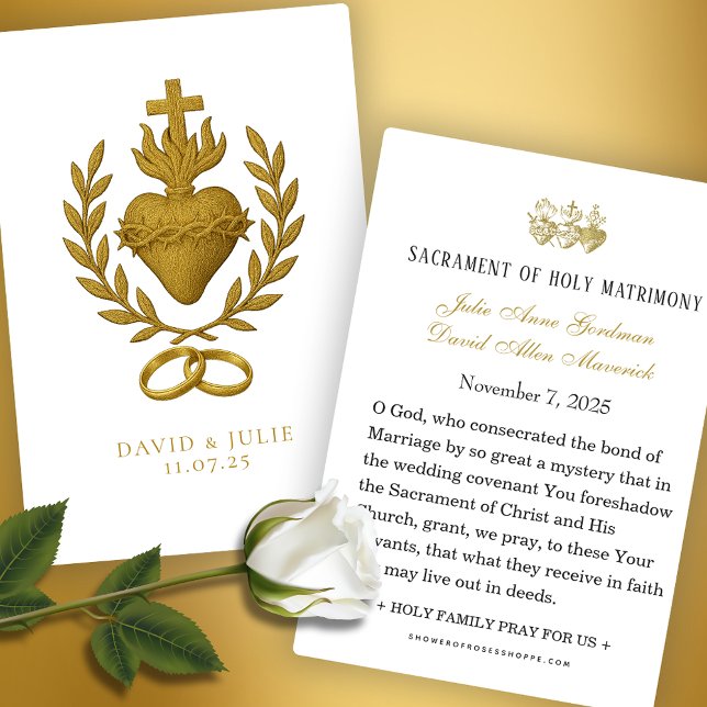 Sagrado Cardíaco e Bandas de Casamento (Criador carregado)