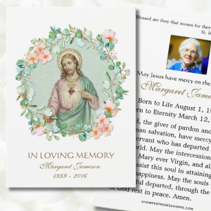 Sagrado Cardíaco Jesus Santo Memorial Funeral Cató