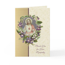 Sagrado Coração de Jesus Agradecimento de Condolên