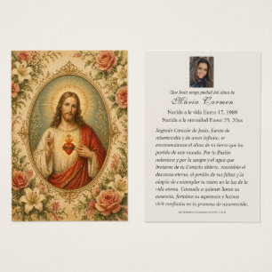 Sagrado Coração de Jesus Oração Fúnebre Espanhola