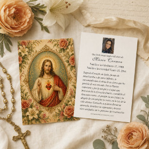 Sagrado Coração de Jesus Oração Fúnebre Espanhola