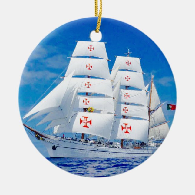 Sagres - Ornamento de Alto Navio Português (Frente)
