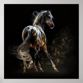 Sahara Horse, Abstrato, Cores de Arte Impressão