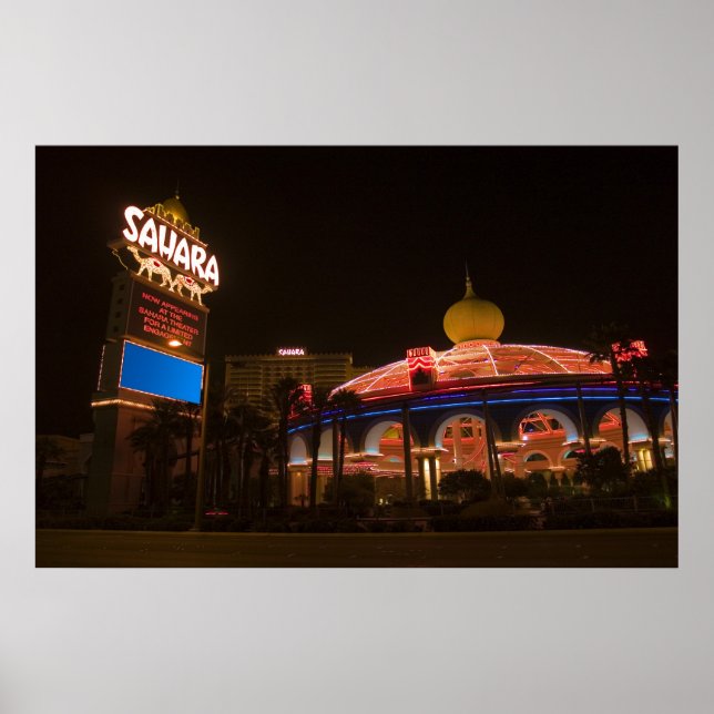 Sahara Las Vegas Poster (Frente)