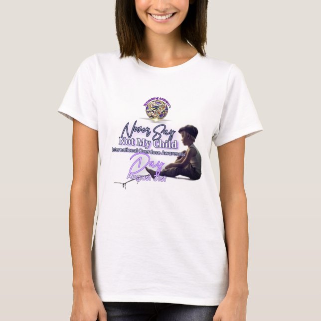Saia básica de T-Shirt do Humanizingaddição.com (Frente)