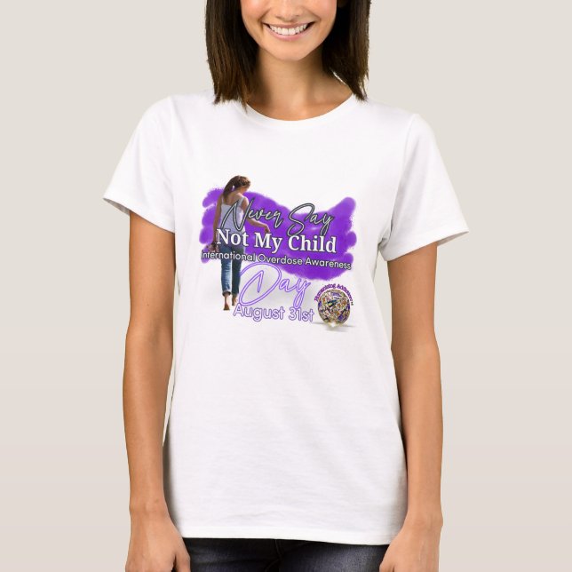 Saia básica de T-Shirt do Humanizingaddição.com (Frente)