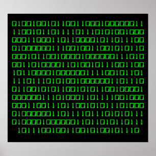 Saia mais - do poster do código binário