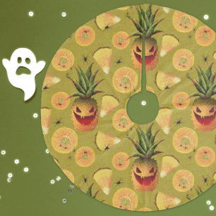 Saia Para Árvore De Natal De Lã Ananás Centeados