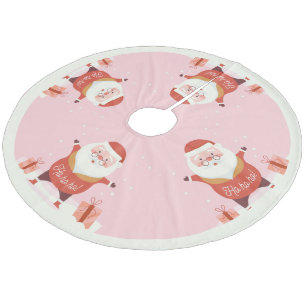 Saia Para Árvore De Natal De Lã Camisa de Flores de Natal