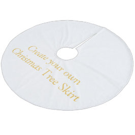 Saia Para Árvore De Natal De Lã Crie sua própria saia de árvore de Natal