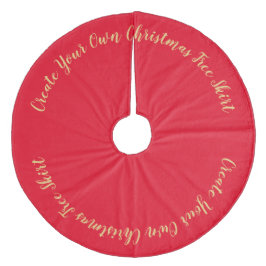 Saia Para Árvore De Natal De Lã Crie sua própria saia de árvore de Natal