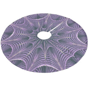 Saia Para Árvore De Natal De Lã Dia das Bruxas de Aranha de Gótico Roxo