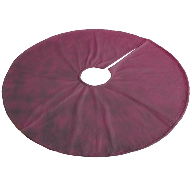 Saia Para Árvore De Natal De Lã Flor Esmagada (Inclinado)