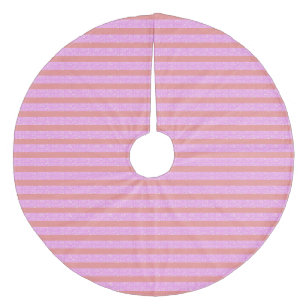 Saia Para Árvore De Natal De Lã Gamas Geométricas Rosa