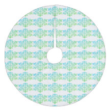 Neve Verde Azul Flocos de Natal Camisa de Natal