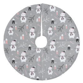 Saia Para Árvore De Natal De Lã Neves, Casas e Sucursais de inverno