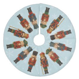 Saia Para Árvore De Natal De Lã Nutcracker Parade Árvore de Natal