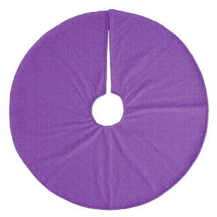 Saia Para Árvore De Natal De Lã Paisley roxo