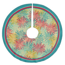 PomPoms (Cores Tropicais) de Tinsel de Natal Retro