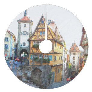 Saia Para Árvore De Natal De Lã Rothenburg20150903
