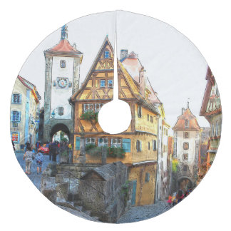 Saia Para Árvore De Natal De Lã Rothenburg20150903