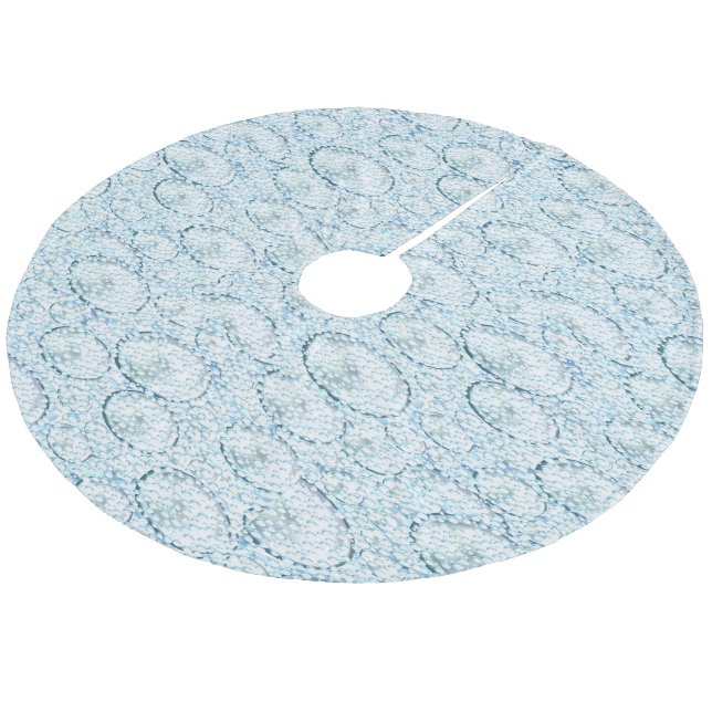 Saia Para Árvore De Natal De Lã Snowy Tree Skirt (Inclinado)