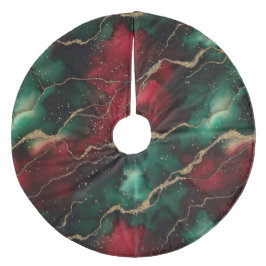 Saia Para Árvore De Natal De Lã Xadrez