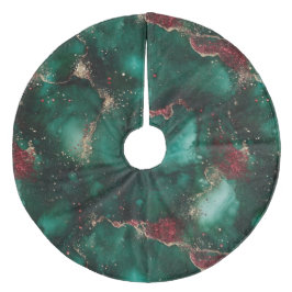 Saia Para Árvore De Natal De Lã Xadrez