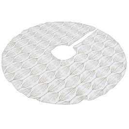 Saia Para Árvore De Natal De Linho Falso Camisa das Árvores Invernas