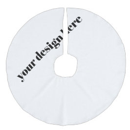 Saia Para Árvore De Natal De Linho Falso Personalizar