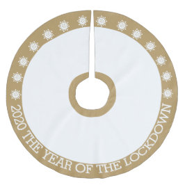 Saia Para Árvore De Natal De Poliéster 2020 o ano do bloqueio