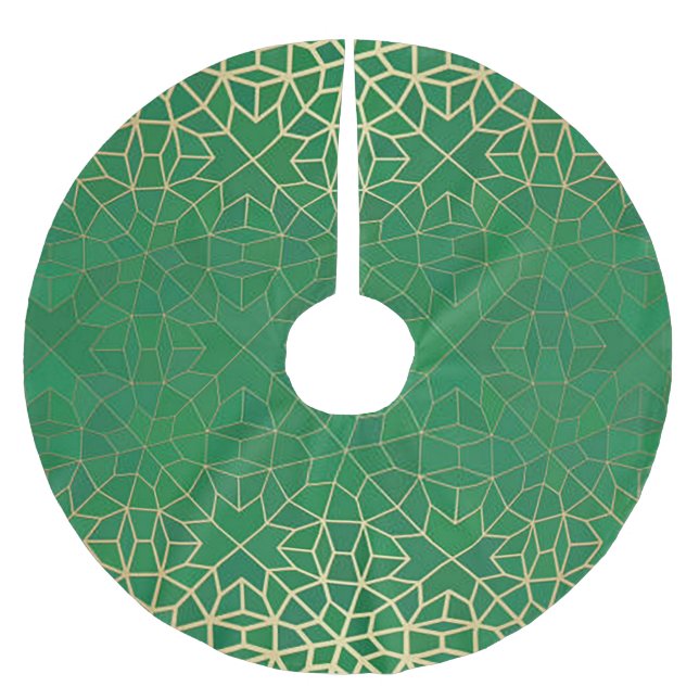 Saia Para Árvore De Natal De Poliéster A Estrela de Belém" (Frente)