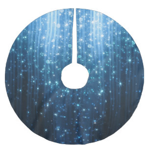 Saia Para Árvore De Natal De Poliéster Abstrato brilhante: Arte de fundo iluminada.